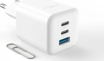 Fixed Mini 2x USB-C and USB GaN Charger 65W