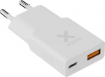 Xtorm Go2 Series SlimLine Wall charger| 33W 1x USB-C USB-A| wei&szlig;|