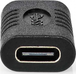 Adapter USB Nedis CCGB64900BK USB-C - USB-C Czarny (CCGB64900BK)