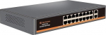 Hismart PoE switch 16ch 100Mbps +2G uplink