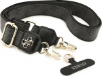 Guess Crossbody Strap PU 4G Metal Logo / Black