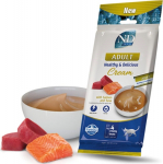 FARMINA N&D Ocean Cat Cream with Salmon & Tuna adult box &ndash; cat treat for adult cats &ndash; 4x15g