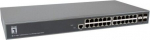 LevelOne Switch 24xGE/4x10GSFP+ TURING 19" Managed L3