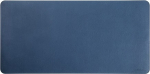 LUMIVIDA Large PVC Leather Mouse Pad, 1200x600, Blue