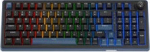 Ducky OK-M 98 Gaming Keyboard, 98%, US Layout (ANSI), KTT Wine Red Switches - black