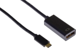 Mercodan PRO USB-C adapter, USB-C:, Male - DisplayPort: Female