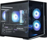 Zalman D30, mATX Mini Tower PC Case, 3 x 120mm ARGB Fans, Black