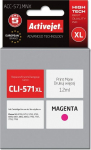 Activejet ACC-571MNX Ink (replacement for Canon CLI-571XLM; Supreme; 12 ml; magenta)