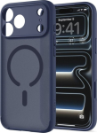 &Uuml;mbris Ultra Hybrid (MagFit), Apple iPhone 18 Pro / iPhone 17 Pro, tumesinine / matt l&auml;bipaistev, MagSafe &uuml;hilduv, Spigen