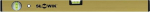 SŁOWIK Słowik aluminum Level 120cm anodized gold (10121)