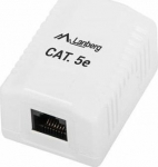 Lanberg SURFACE SOCKET KAT.5E (OU5-0001-W)