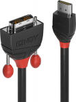 LINDY HDMI an DVI-D Single Link Kabel Black Line 0.5m