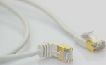 Wantec Wantec wW Patch CableCat.7 RohCable angulated (90&deg;oben) SSTP gray 1.0m (7573)