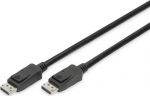 Digitus | DisplayPort Connection Cable | AK-340106-010-S | DisplayPort to DisplayPort DisplayPort Male (Version 1.3/1.4) | DisplayPort Male (Version 1.3/1.4)