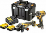 Tool kit DeWalt DCK2080P2T-QW (DCD796 + DCG405) 18 V 2x5.0 Ah batt