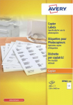Avery Purpose Form Etiquettes for Photocopieur 210 x 148.5 mm white photocopier monochrome