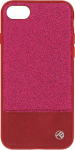 Tellur Cover Synthetic Leather Glitter II for iPhone 8 pink