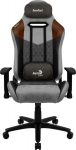 AER Aerocool DUKE AeroSuede Universal gaming chair Black, Brown, Grey