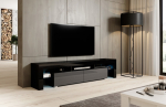 Cama MEBLE Cama TV stand TORO 200 black/grey gloss