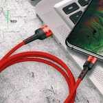 Cable USB Usams USB-A - Lightning 1 m Red (63759-MP)