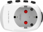SKROSS Weltreiseadapter PRO World 7A The most powerful world travel adapter for travelers from all over the world The compact 3-Pole travel plug for travelers from over 220 Countries with worldwide connection, also for powerful devices such as laptop ...