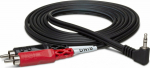 Hosa Technology Kabel Hosa Jack 3.5mm - RCA (Cinch) x2 1.83m czarny (CMR-206R)