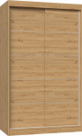 Topeshop SLIDING CABINET IGA 120 CM DRZWI ZE MURNISHES DĄB ARTISAN