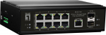 LevelOne Industr.PoE Switch 8xGE PoE/+ 360W Managed L2