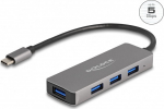 DELOCK 4 Port USB 5 Gbps Hubmit USB Type-C Anschluss