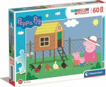 Clementoni CLE puzzle 60 maxi SuperKolor Peppa Pig 26590
