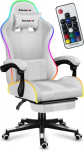HUZARO FORCE 4.7 RGB White GAMING CHAIR