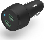 Hama PD/QC 45W (2x USB-C) czarny - Car Charger | PD/QC | 45W | CZARNA