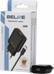 Beline Charger 30W GaN USB-C + kabel USB-C, czarna