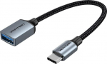 CABLE USB3.0C MALE TO A FEMALE/0.15M GRAY CCXHB VENTION