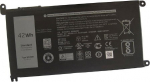 Notebook battery, DELL WDX0R Original