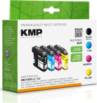 KMP Patrone Brother LC-123Y 600 S. yellow remanufactured