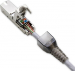 Qoltec Wtyk RJ45 toolless STP | CAT6 | JACK PIN | T568B | T568A