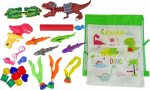 LeanToys Dinosaur Diving Toy Set