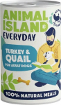 ANIMAL ISLAND Everyday Turkey and quail - wet dog food - 400g