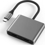 Extra Digital Adapter USB Type-C - 2x HDMI 4K
