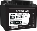 Green Cell Akumulator AGM VRLA 12V 40Ah IP54