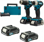 Makita tool set SET COMBO LI-LON 18V LXT DDF487+DTD157 2*2.0AH