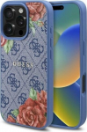 Guess GUHMP16XP4ROPEMCB Hardcase 4G Flowers Print MagSafe for iPhone 16 Pro Max 6.9" / blue