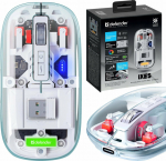 KIN Defender IXES Wireless Mouse MM-999 Optical 2400dpi 2.4GHz + Bluetooth BATTERY clickless silent