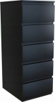 MALWA chest of drawers W5 - BLACK