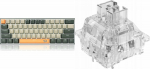 Keyboard Redragon Redragon K606 Lakshmi Red switch (K606-OG&GY&BK) + A113 HP2 Panda Keycaps (A113 HP2)