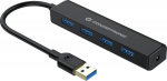 CONCEPTRONIC 4-Port Hub USB-A3.0->4xA3.0 o.Netz. sw