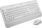 Log Logitech Wireless Keyboard+Mouse MK650 white retail
