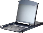 ATE Aten 16-Port 19" LCD CAT5e/6 KVM, over IP Switch Dual Rail -