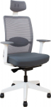 Task chair ANGGUN grey with white frame